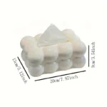 Bubble Design Tissue Box – Decorative Bubble-Shaped Tissue Holder