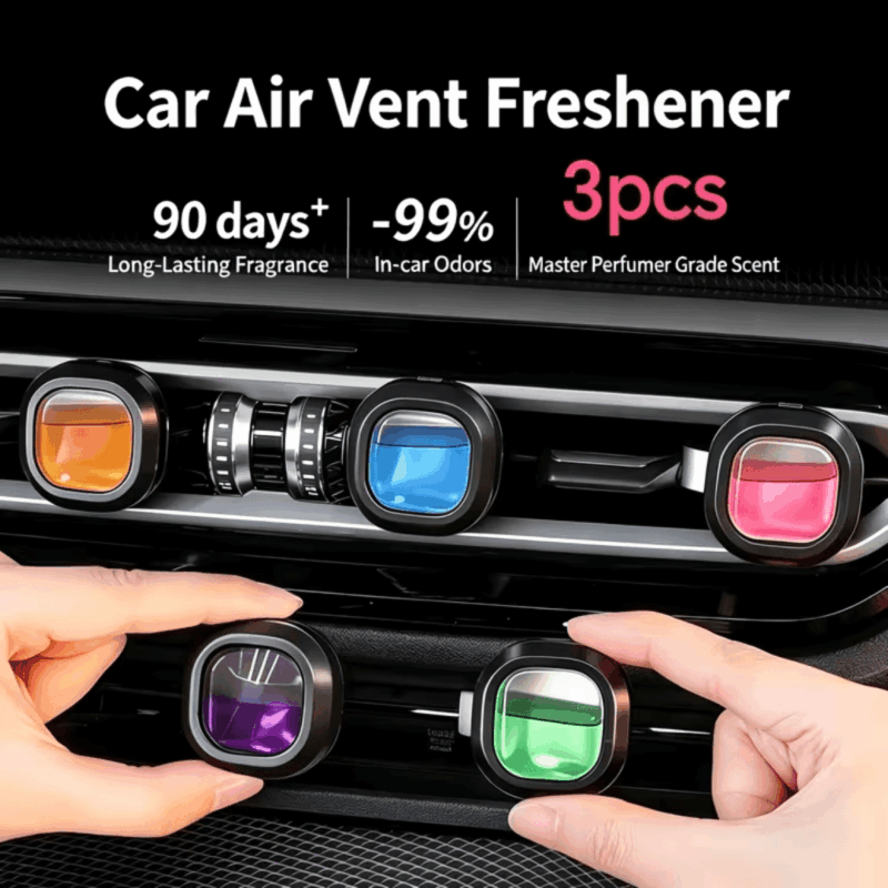 Car Air Vent Freshener – Long-Lasting Car Fragrance & Vent Clip