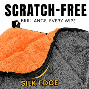 Car Cleaning Cloth – 800 GSM Plush Microfiber Towel, 40 × 40 cm