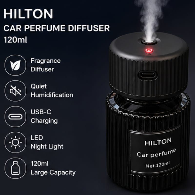 Hilton 120ml Car Perfume Diffuser