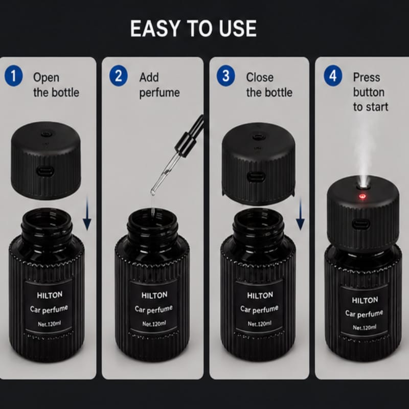 Hilton 120ml Car Perfume Diffuser