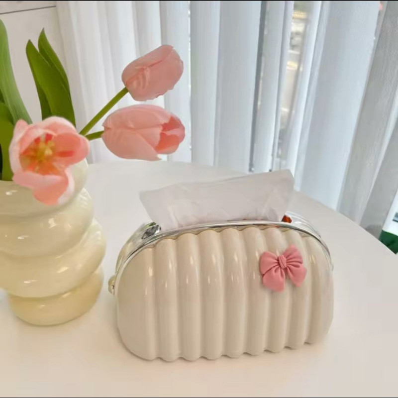 Shell Design Tissue Box – Decorative Shell-Shaped Tissue Holder